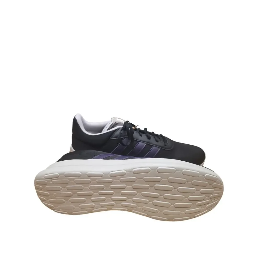 Adidas Lite Racer 4.0 Purple Black White Mens Size 13